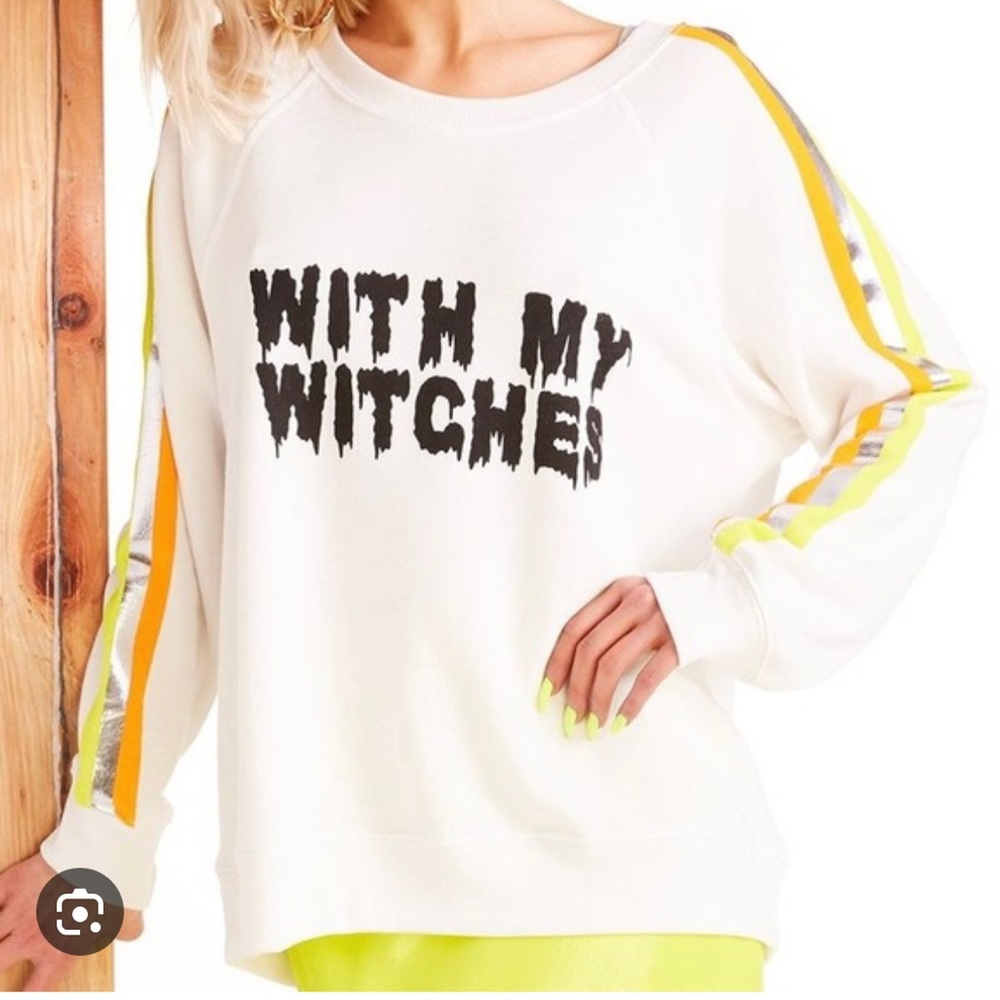 EUC “With My Witches” sweater by Wildfox